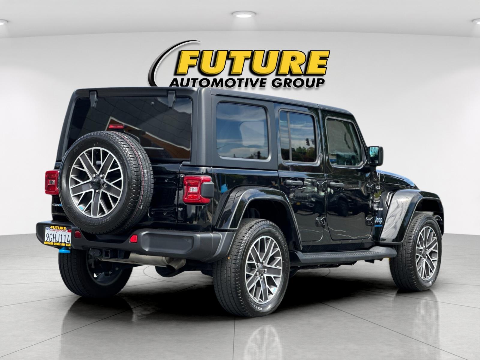 Used 2023 Black Jeep Sahara 4xe image 4
