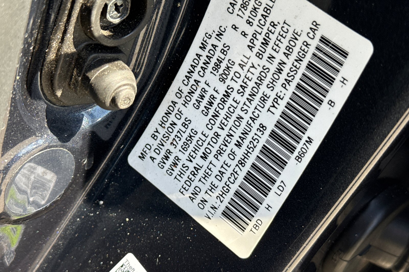 Certified Used 2017 Modern Steel Metallic Honda EX image 28