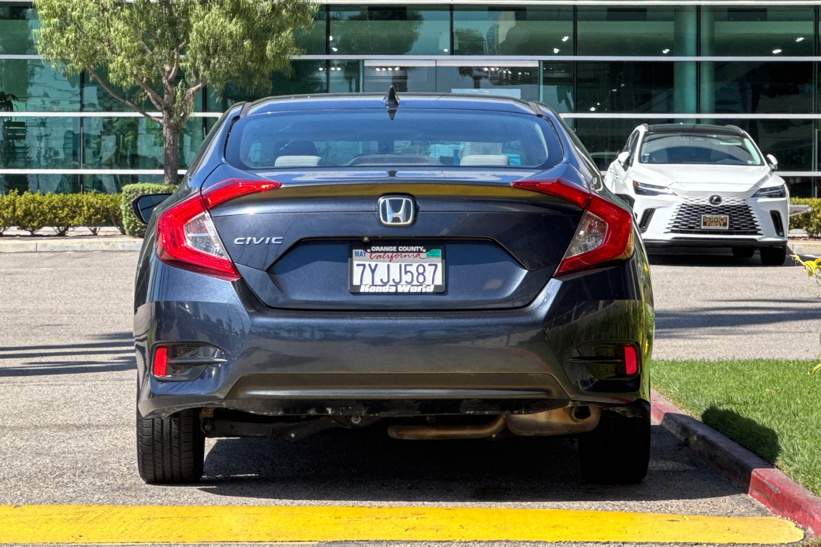 Certified Used 2017 Modern Steel Metallic Honda EX image 5