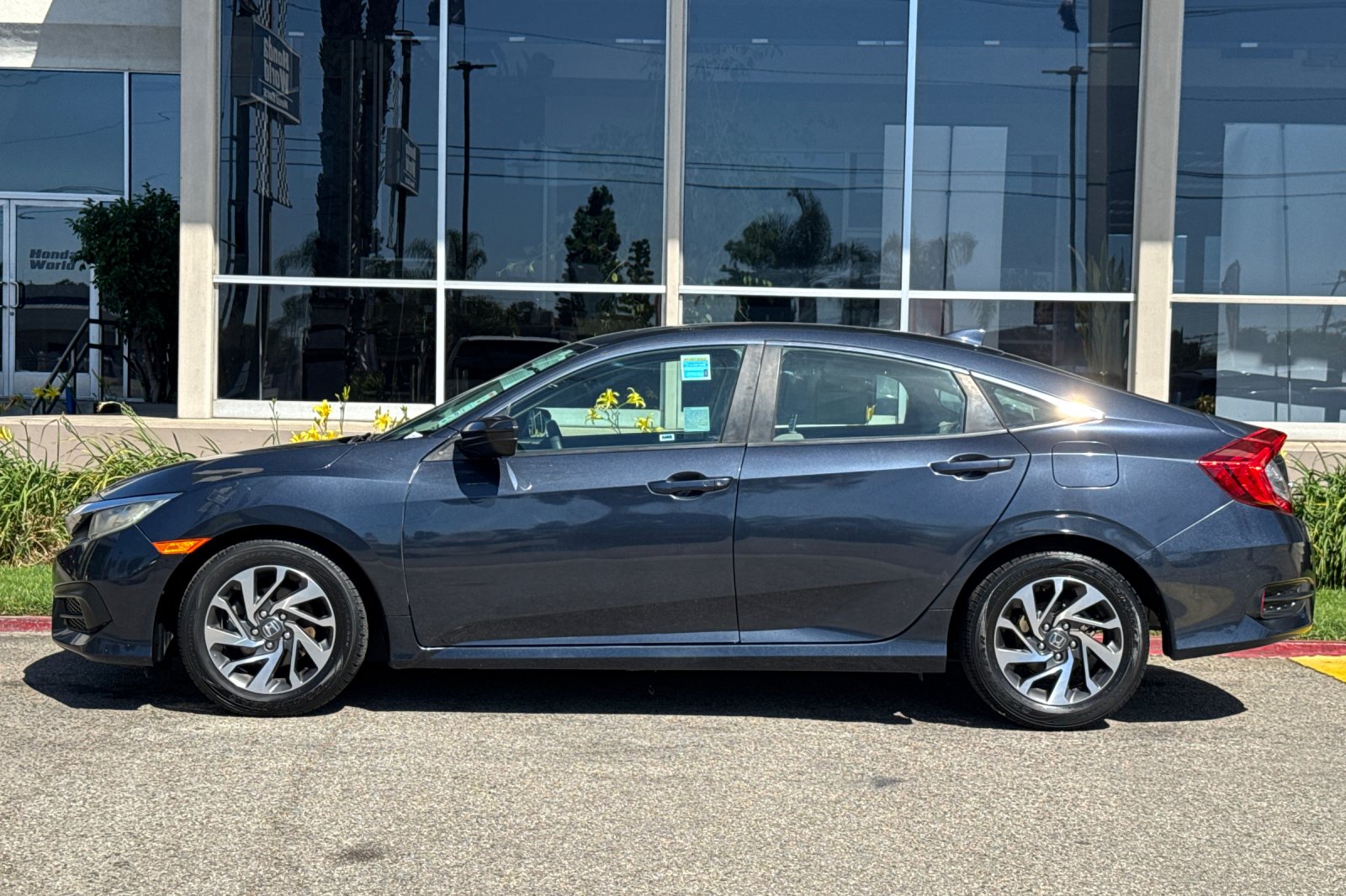 Certified Used 2017 Modern Steel Metallic Honda EX image 7