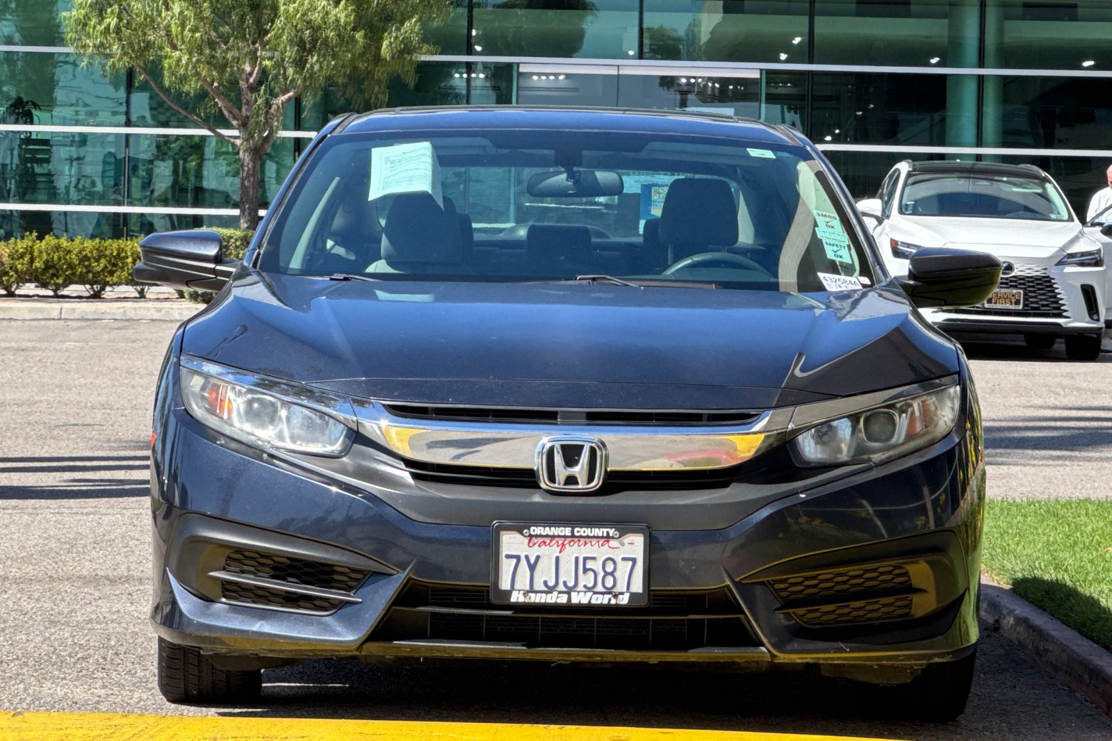 Certified Used 2017 Modern Steel Metallic Honda EX image 9