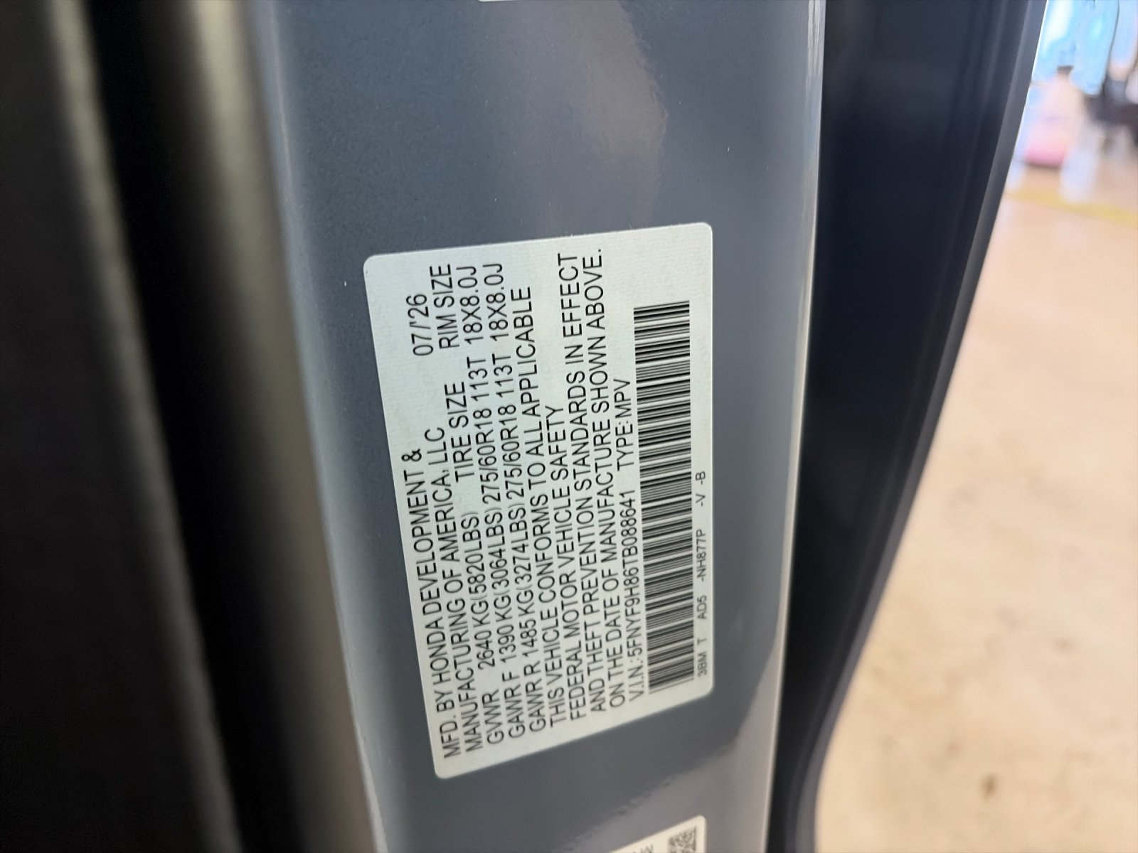 New 2026 Sonic Gray Pearl Honda TrailSport Elite image 35