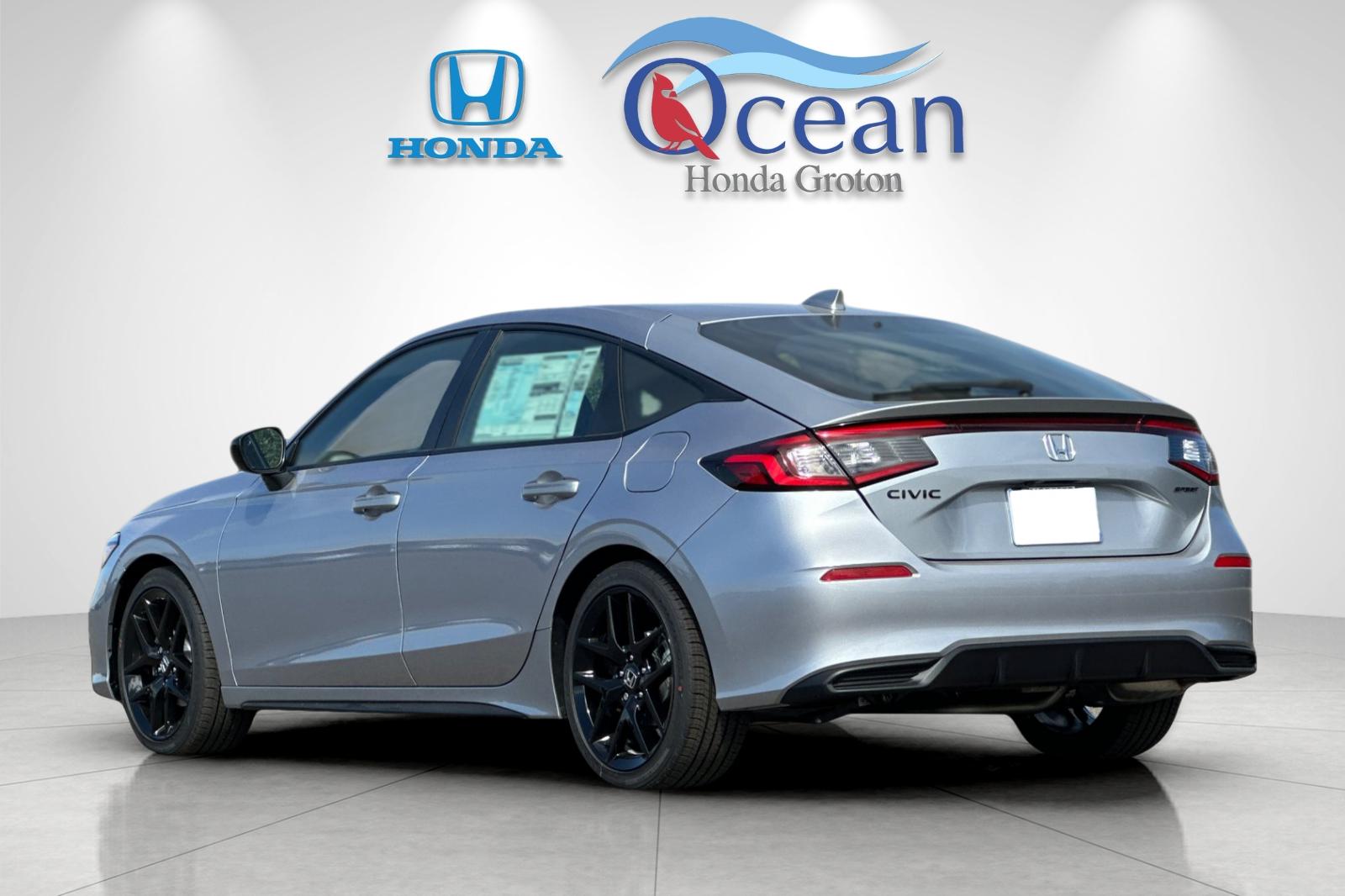 New 2026 Solar Silver Metallic Honda FWD Sport image 3