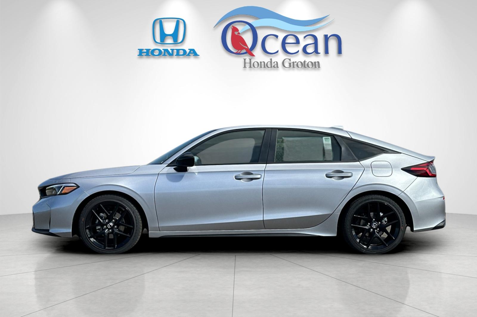 New 2026 Solar Silver Metallic Honda FWD Sport image 2