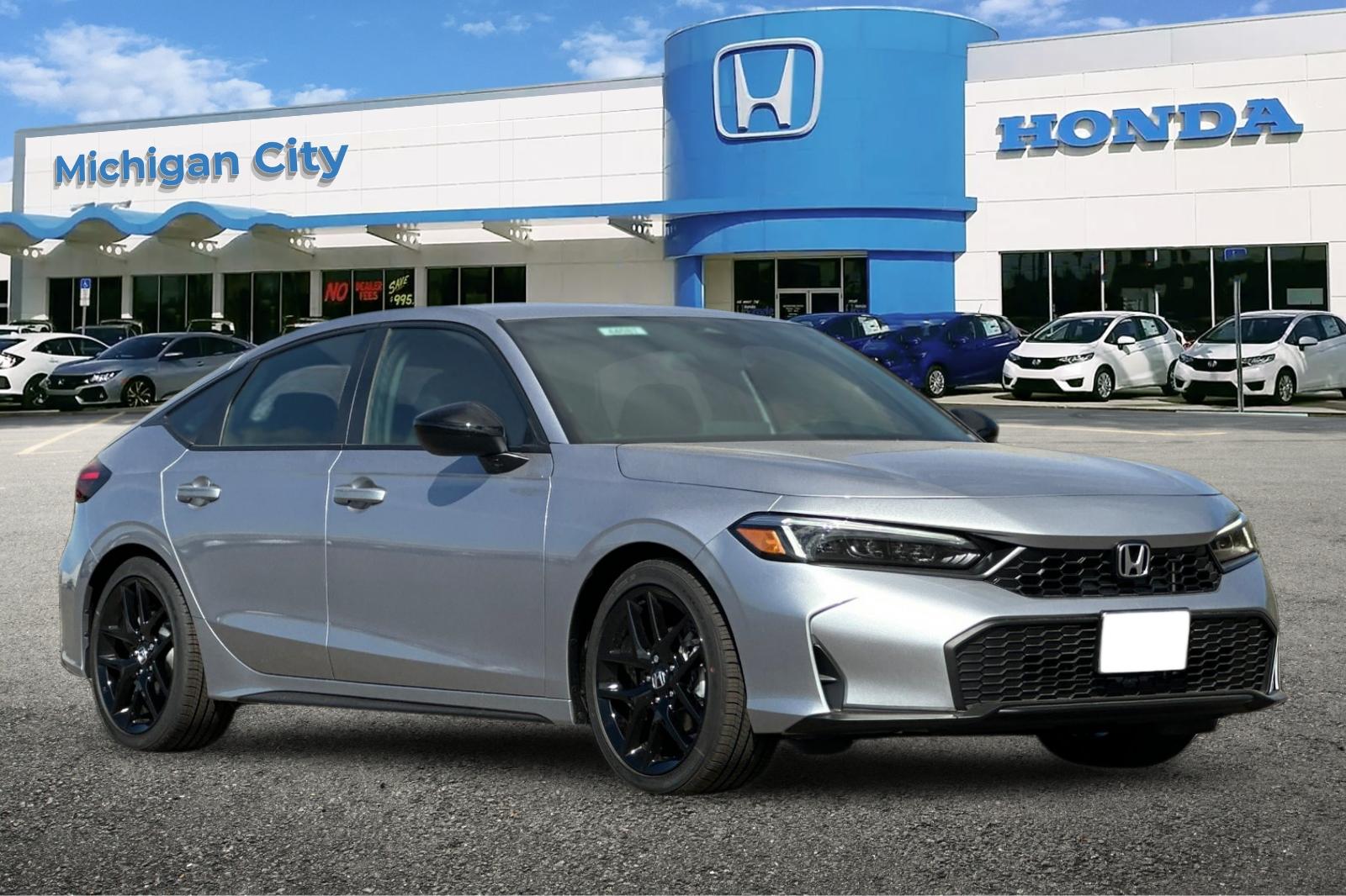 New 2026 Solar Silver Metallic Honda FWD Sport image 7