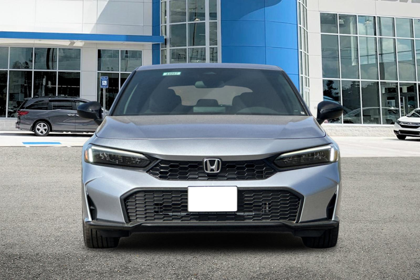 New 2026 Solar Silver Metallic Honda FWD Sport image 8