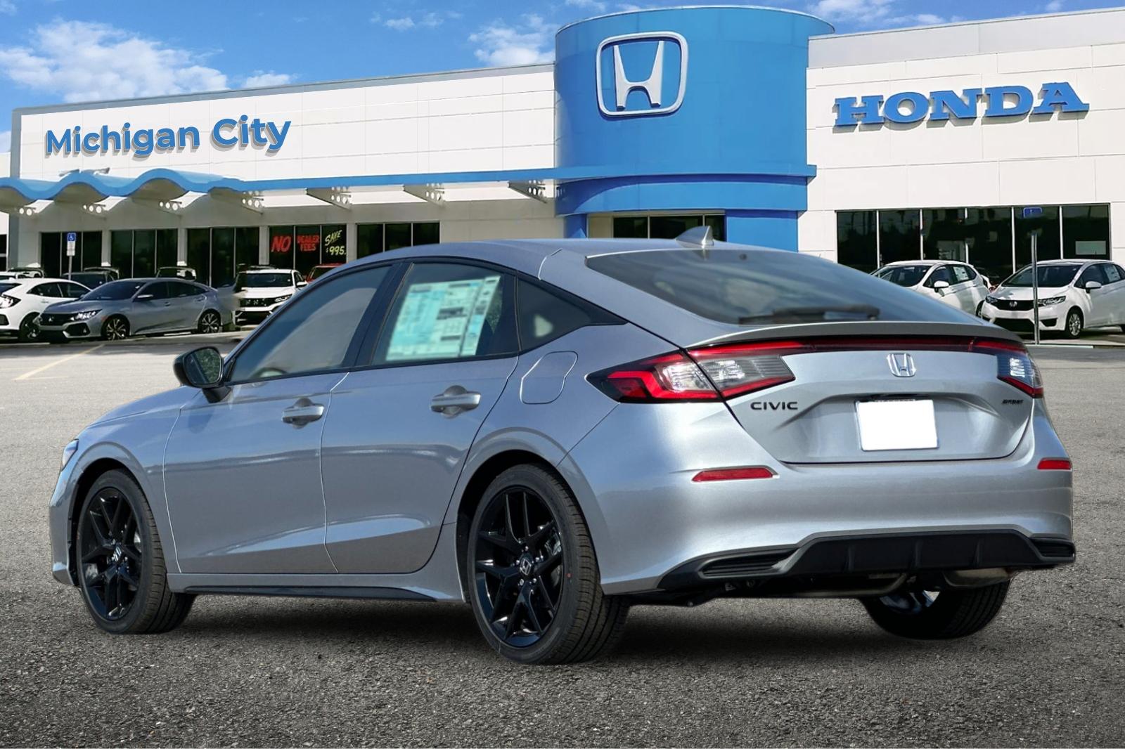 New 2026 Solar Silver Metallic Honda FWD Sport image 3