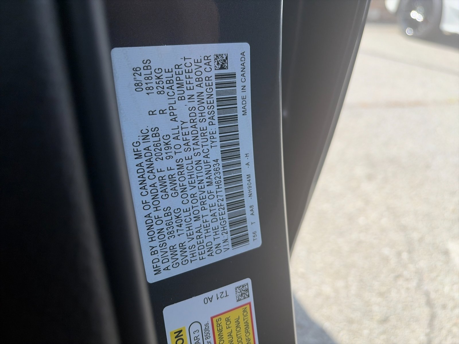 New 2026 Meteorite Gray Metallic Honda 2WD LX image 33