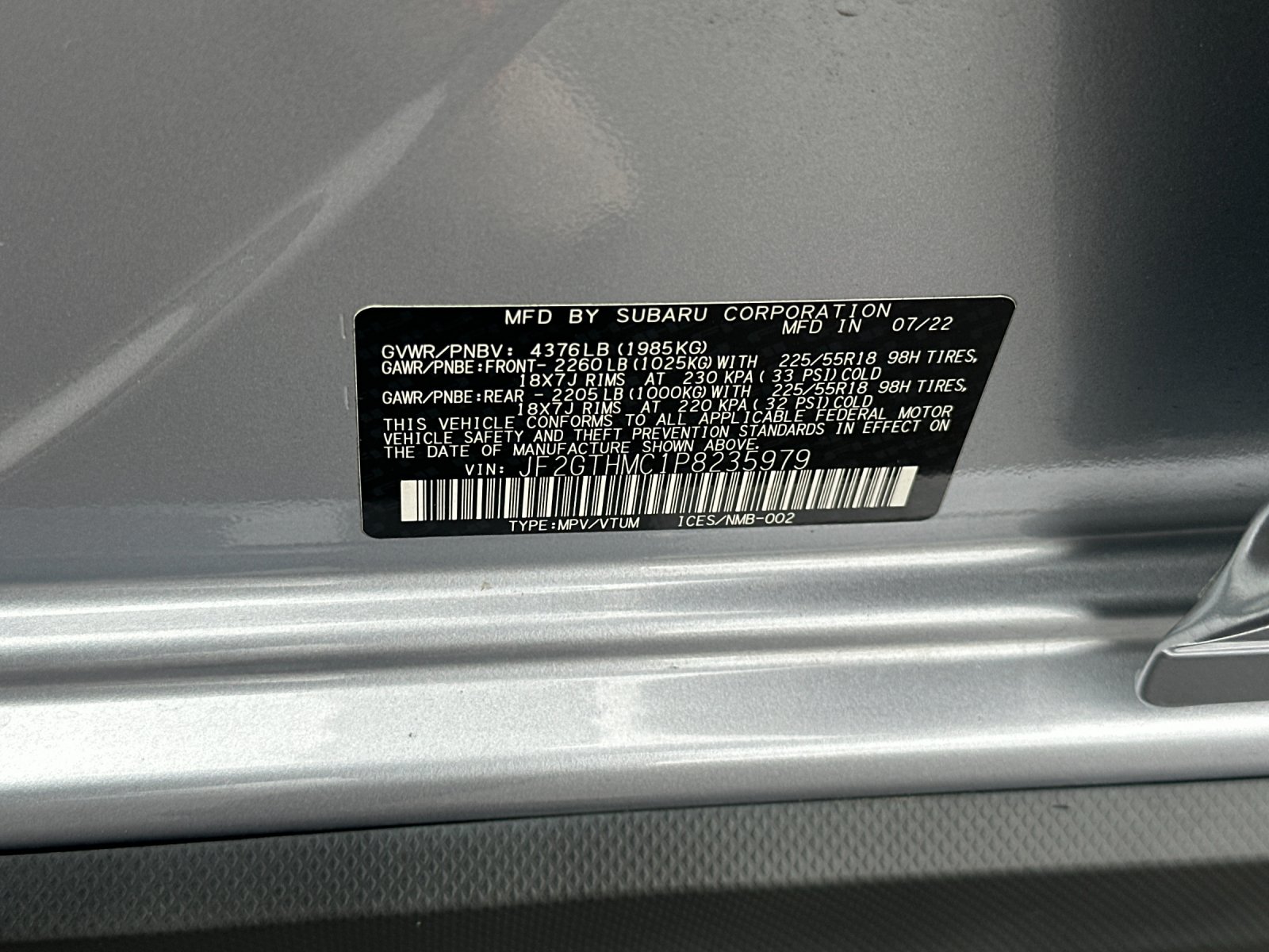Used 2023 Silver Subaru Limited image 28