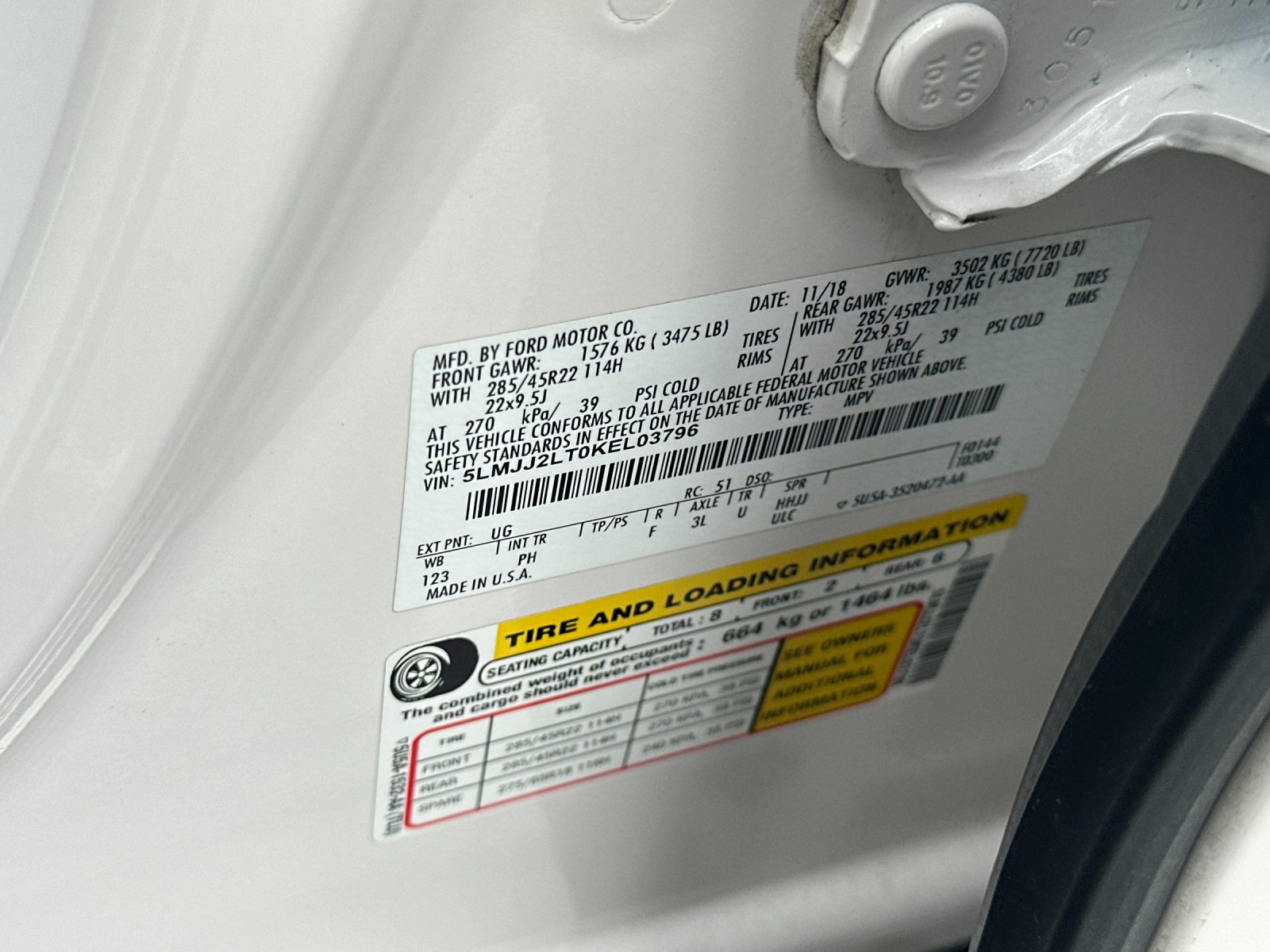 Used 2019 White Lincoln Reserve image 30