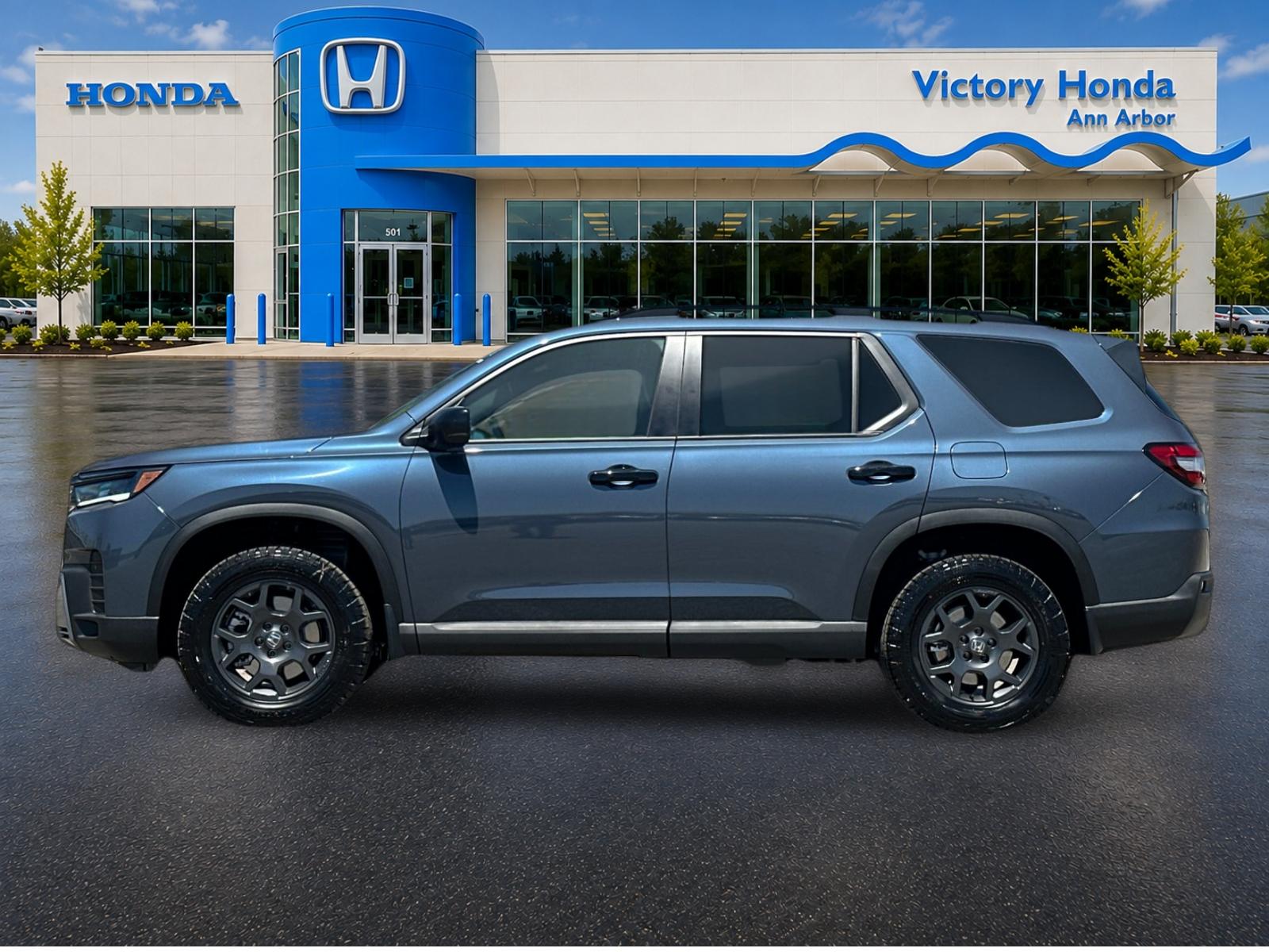 New 2026 Smoke Blue Pearl Honda AWD TrailSport image 8