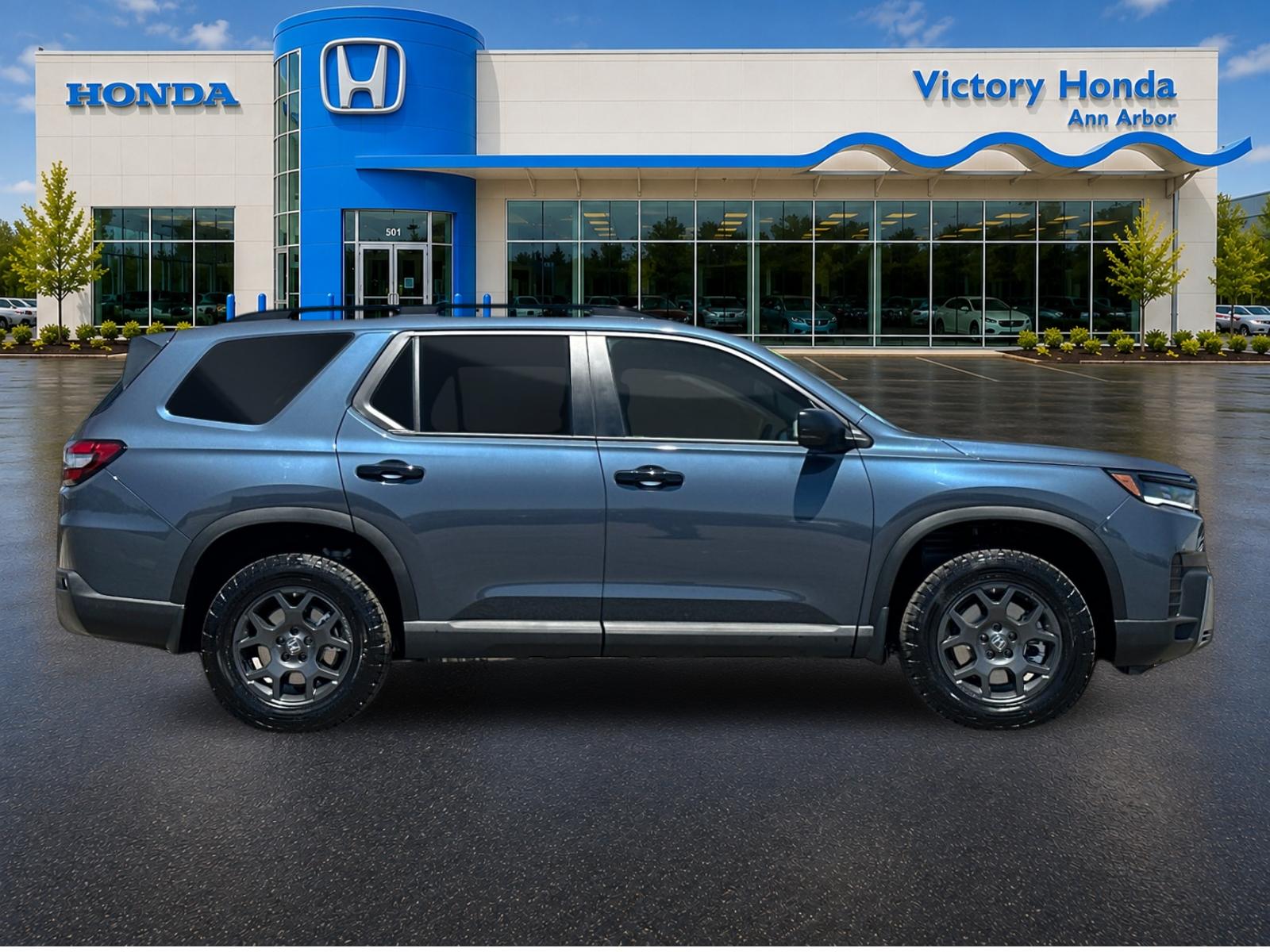 New 2026 Smoke Blue Pearl Honda AWD TrailSport image 4