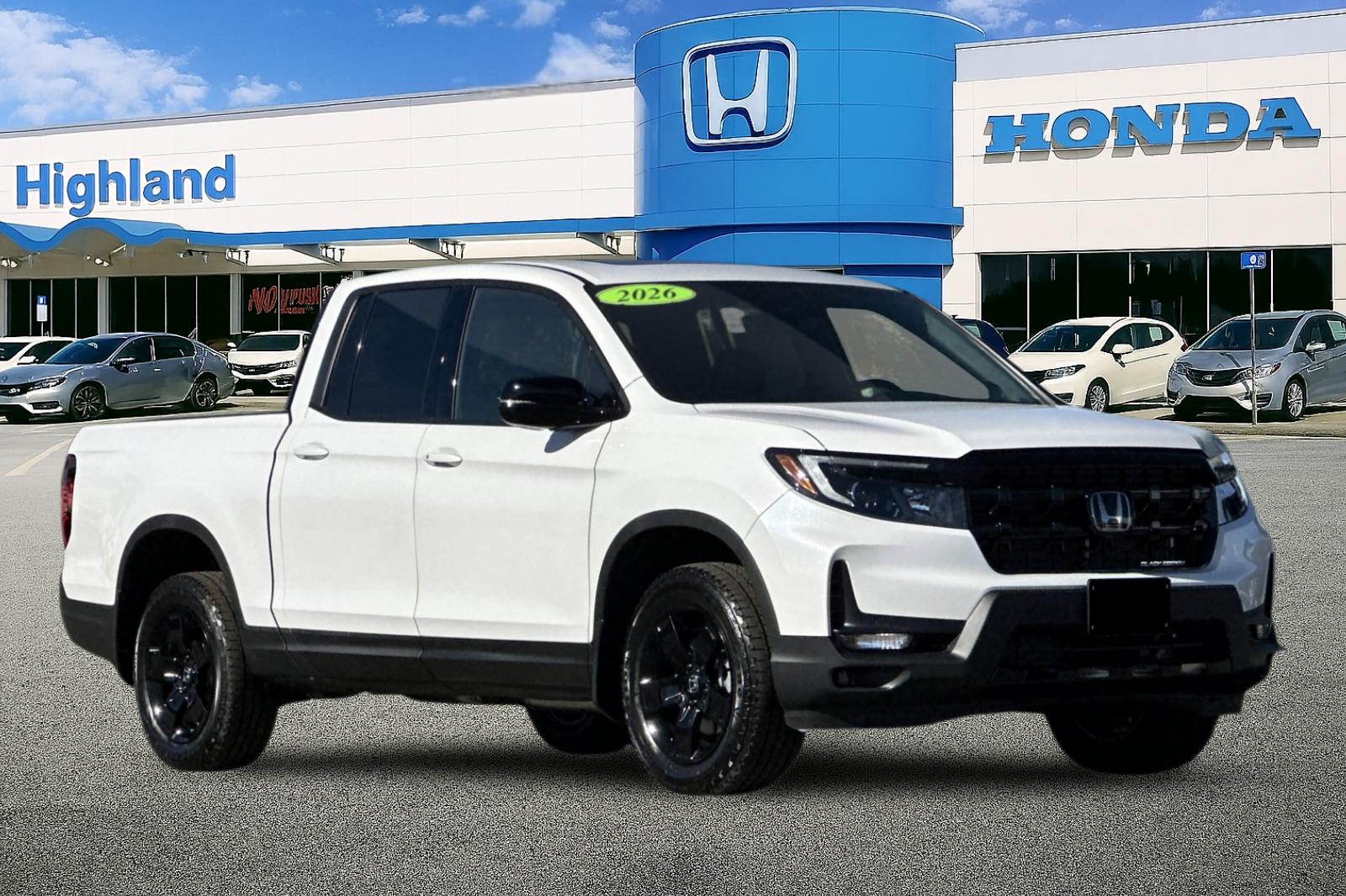 New 2026 Platinum White Pearl Honda Black Edition image 7