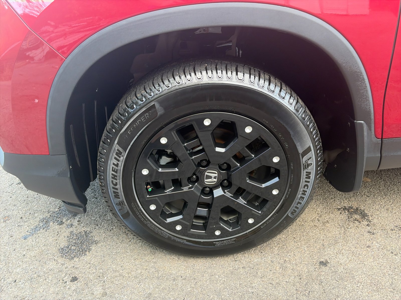 Used 2024 Radiant Red Honda Black Edition image 9