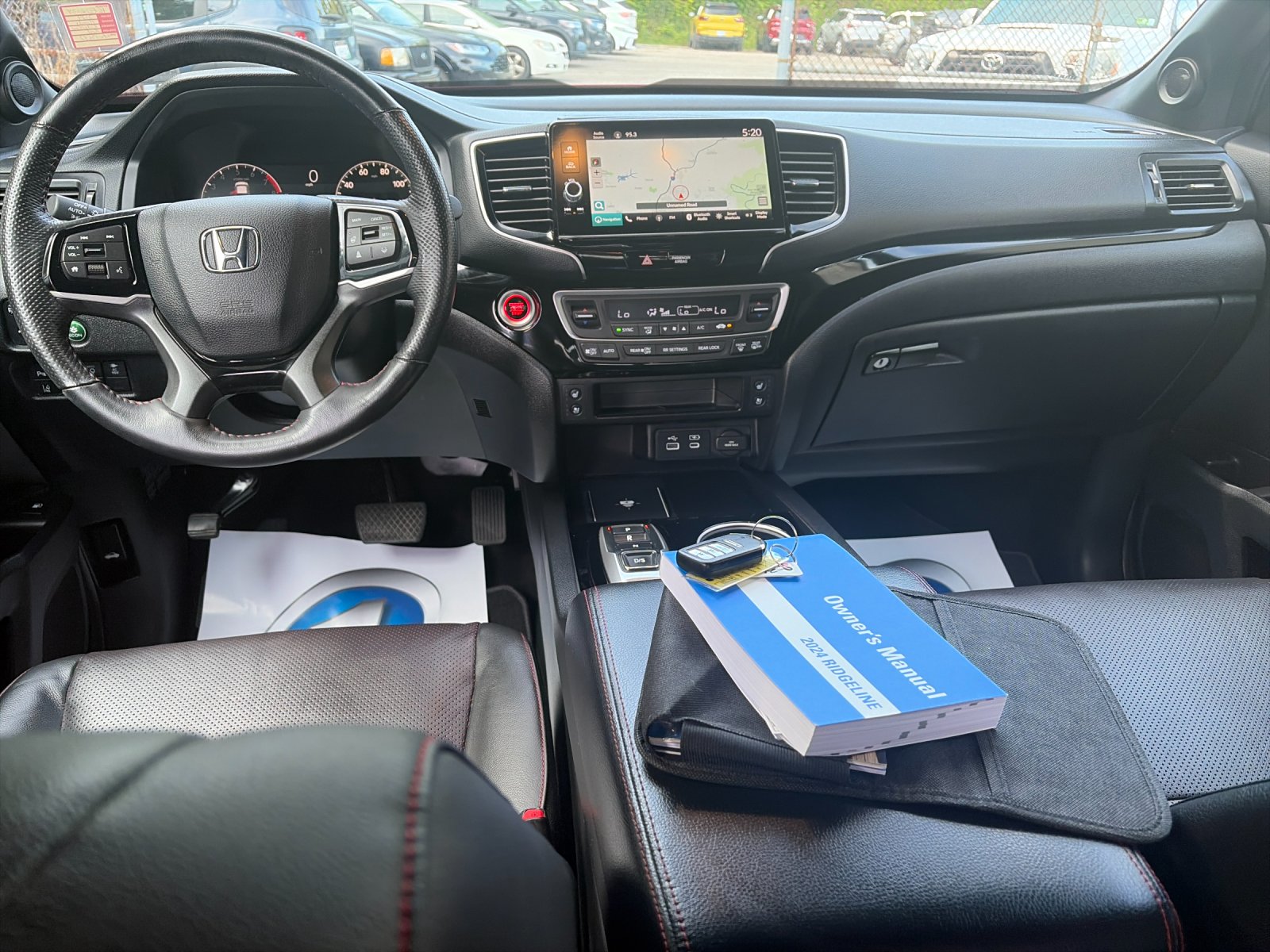 Used 2024 Radiant Red Honda Black Edition image 16