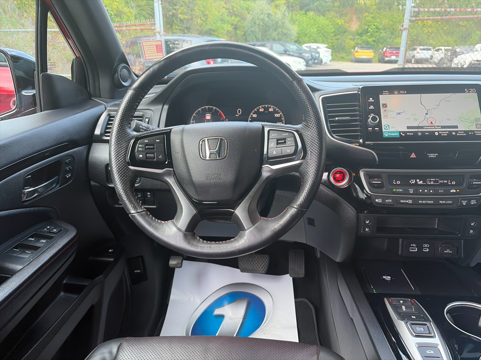 Used 2024 Radiant Red Honda Black Edition image 17
