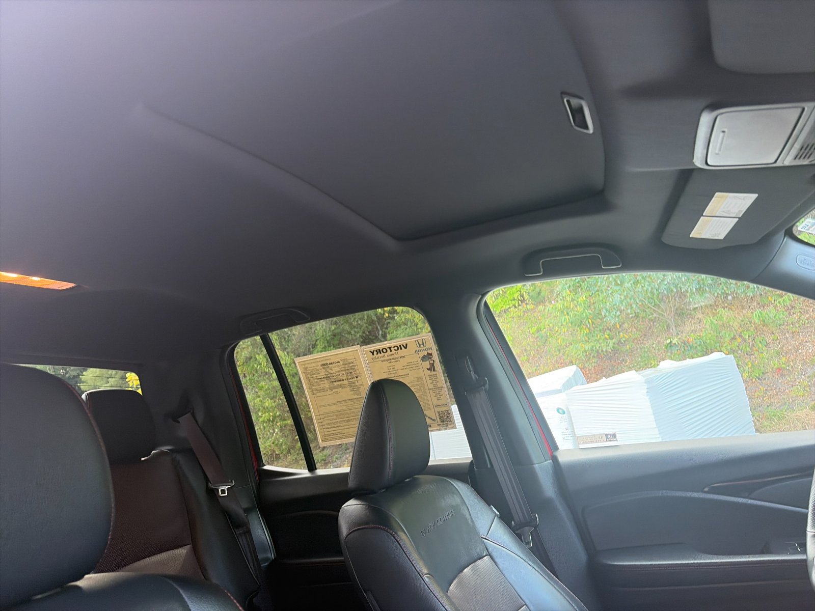 Used 2024 Radiant Red Honda Black Edition image 19