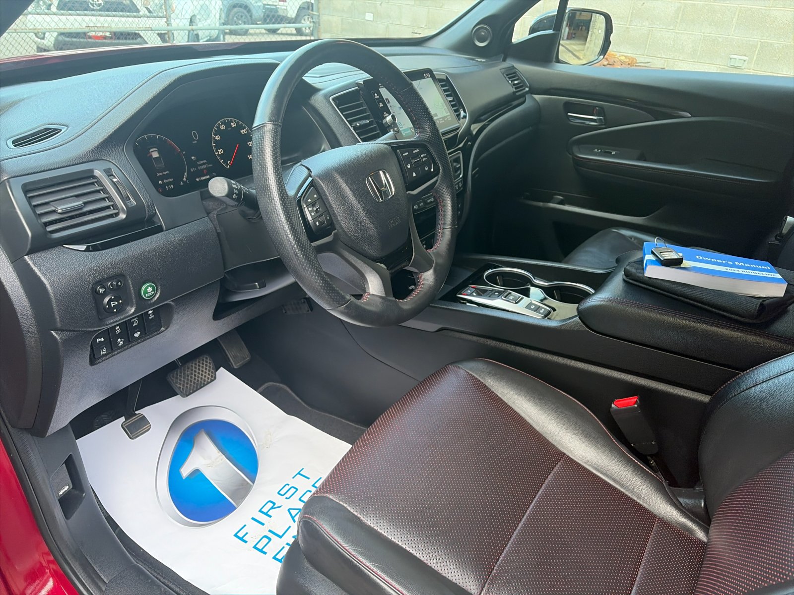 Used 2024 Radiant Red Honda Black Edition image 11