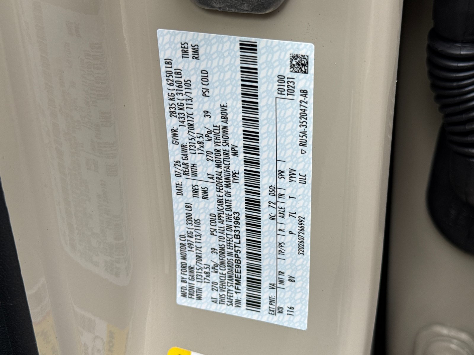 New 2026 Desert Sand Ford Badlands® image 28
