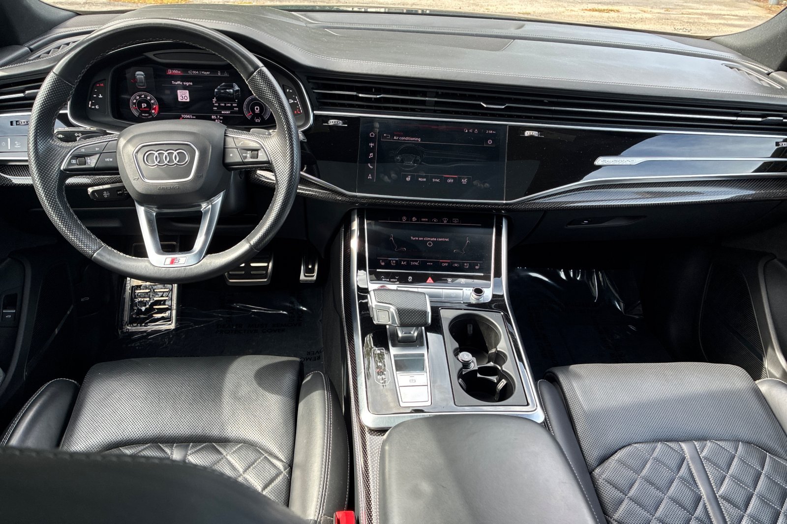 Used 2021 Night Black Audi 4.0T Prestige image 14