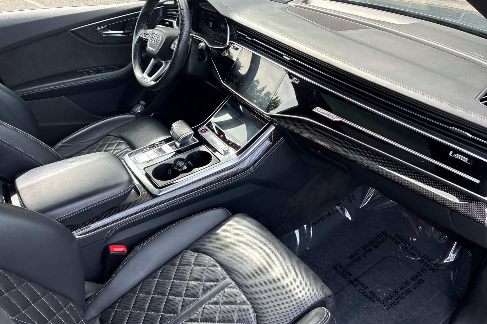 Used 2021 Night Black Audi 4.0T Prestige image 17