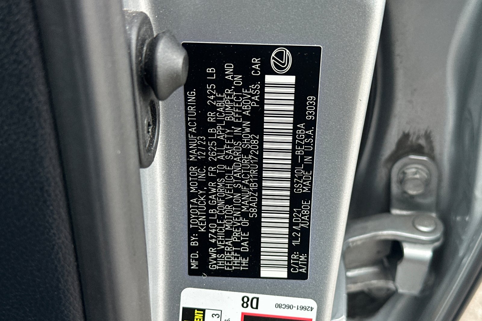 Certified Used 2024 Silver Lexus 350 image 27