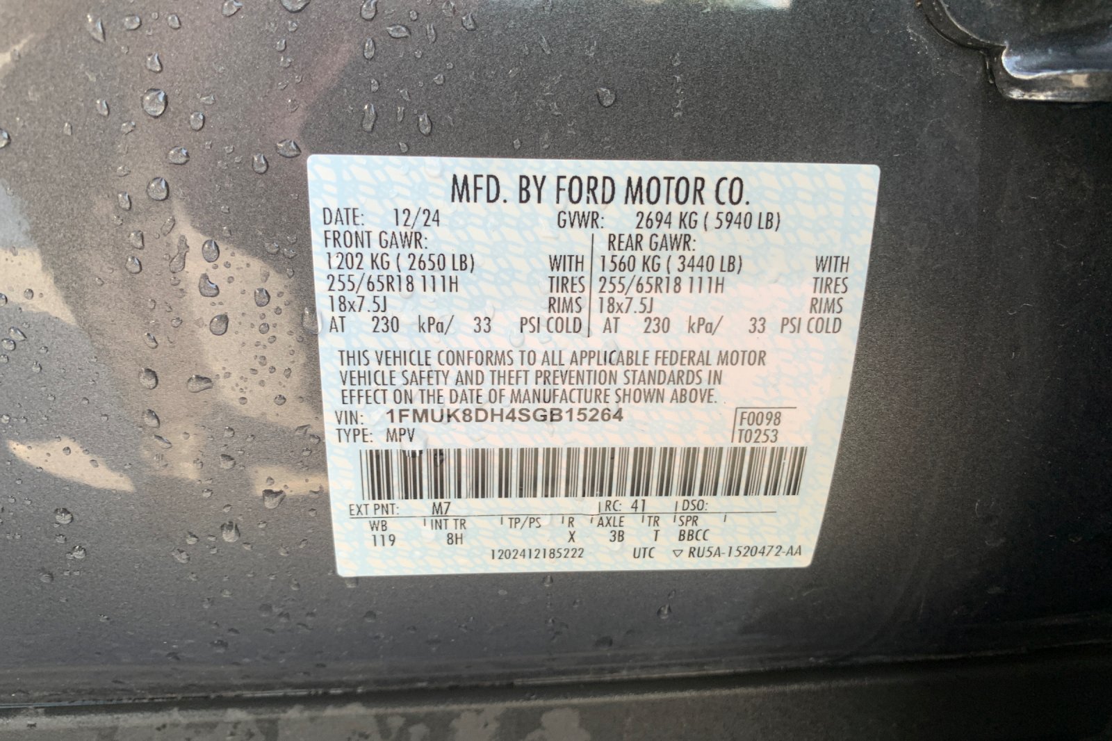 Used 2025 Gray Ford Active image 36