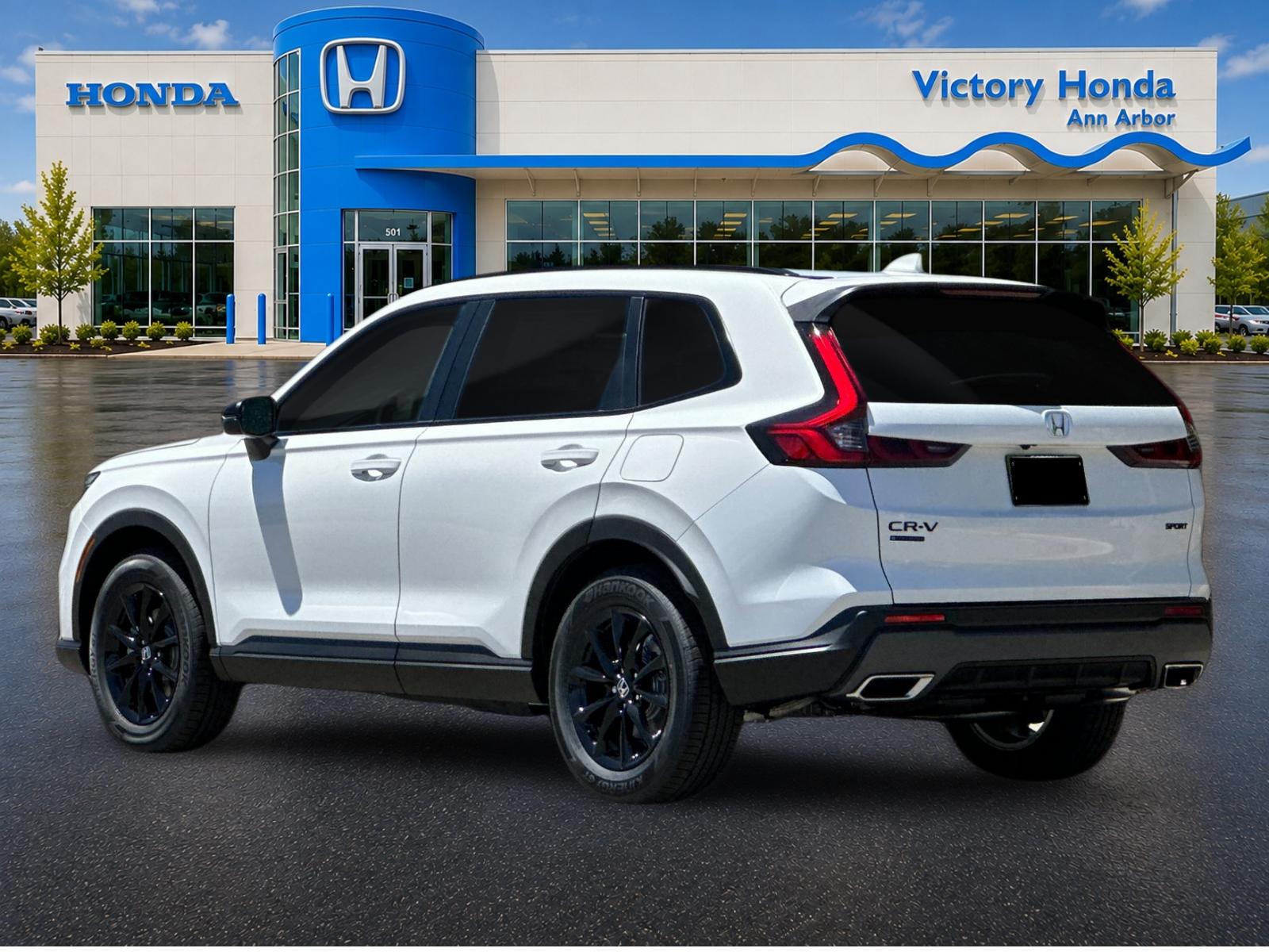 New 2026 Platinum White Pearl Honda AWD Sport Hybrid image 7