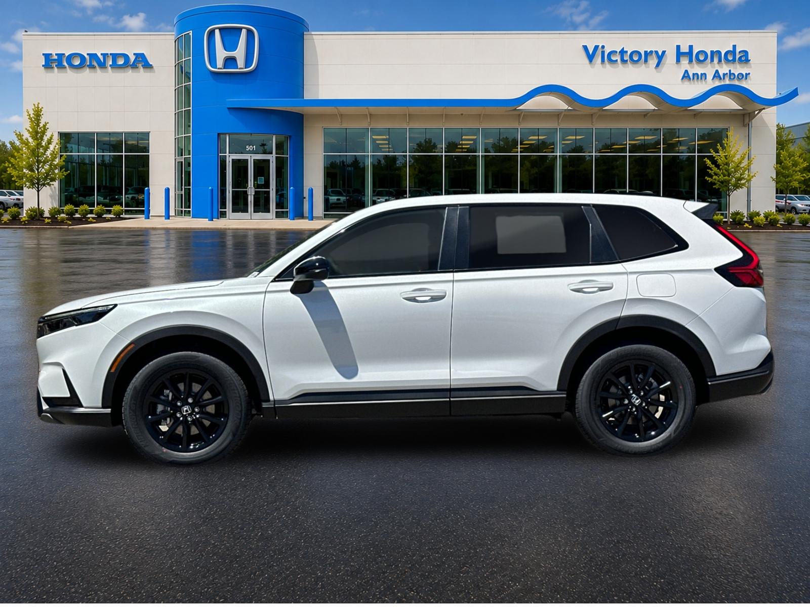 New 2026 Platinum White Pearl Honda AWD Sport Hybrid image 8