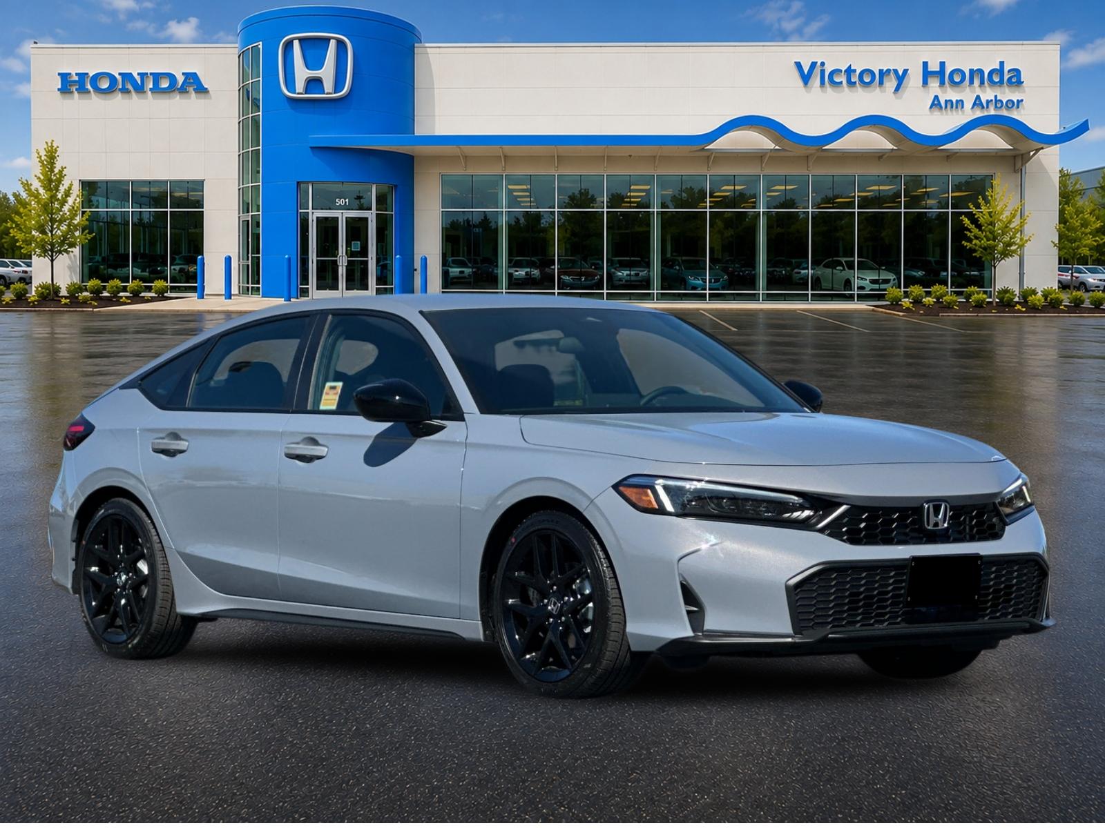 New 2026 Urban Gray Pearl Honda FWD Sport image 3