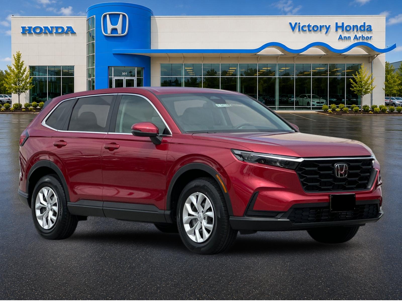New 2026 Radiant Red Metallic Honda AWD LX image 3