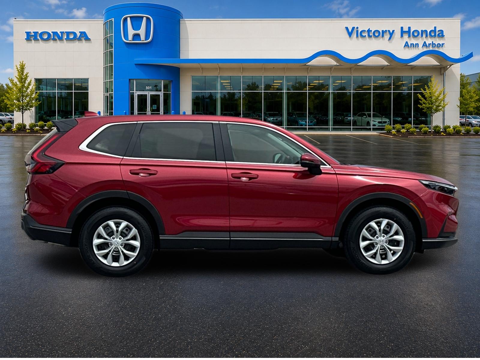New 2026 Radiant Red Metallic Honda AWD LX image 4