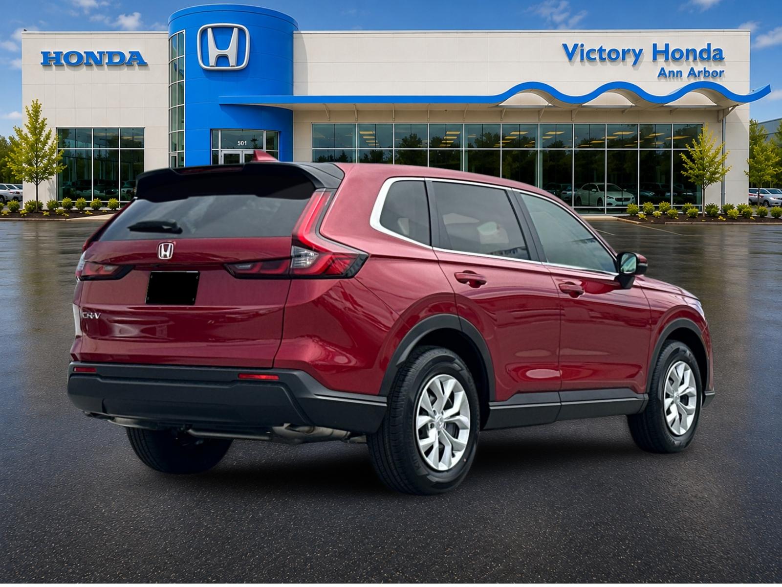 New 2026 Radiant Red Metallic Honda AWD LX image 5