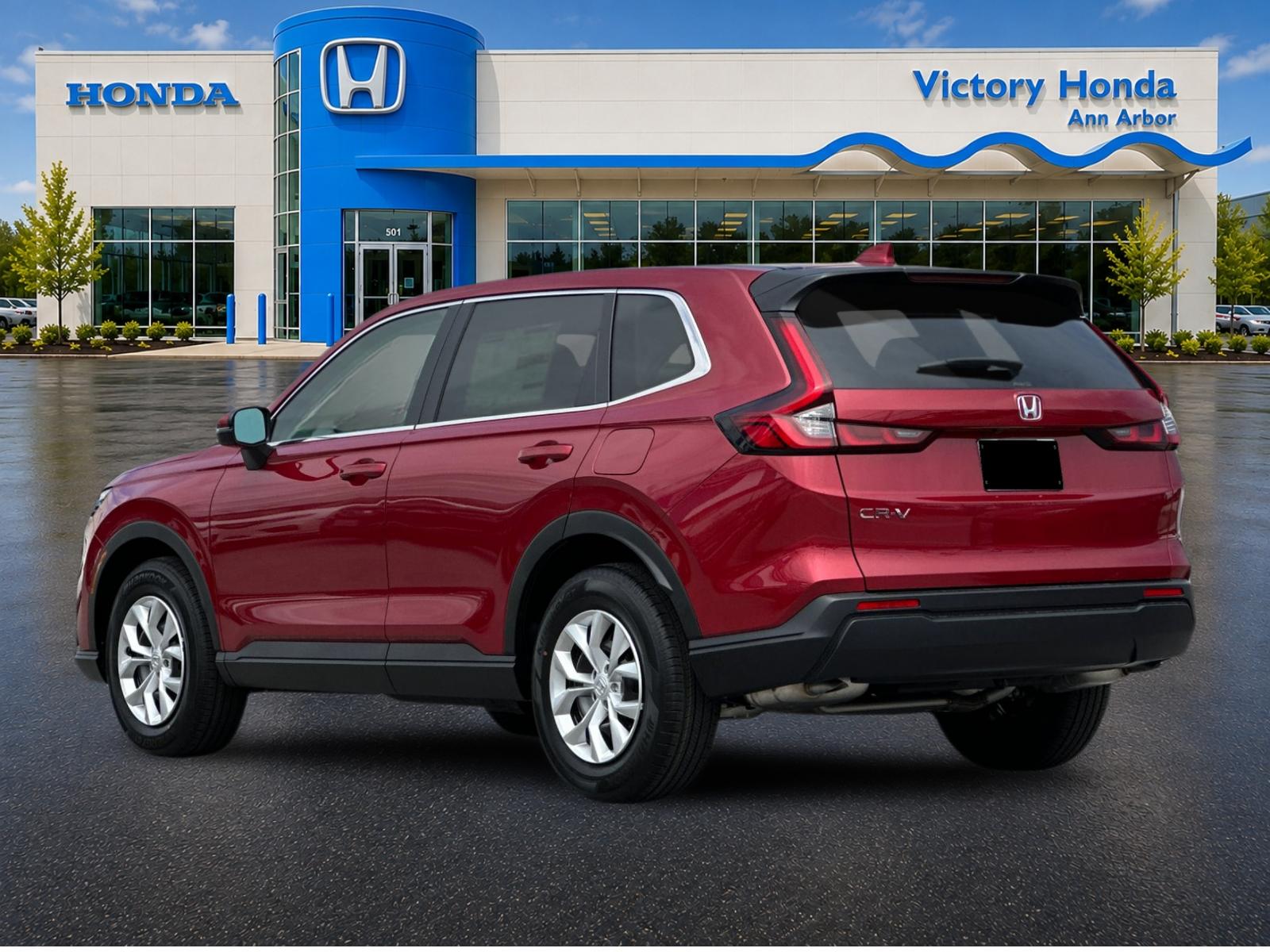 New 2026 Radiant Red Metallic Honda AWD LX image 7