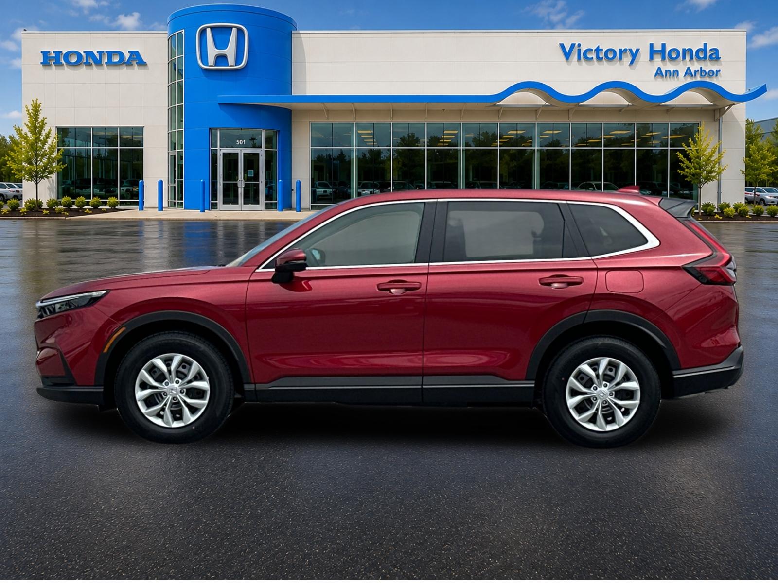 New 2026 Radiant Red Metallic Honda AWD LX image 8