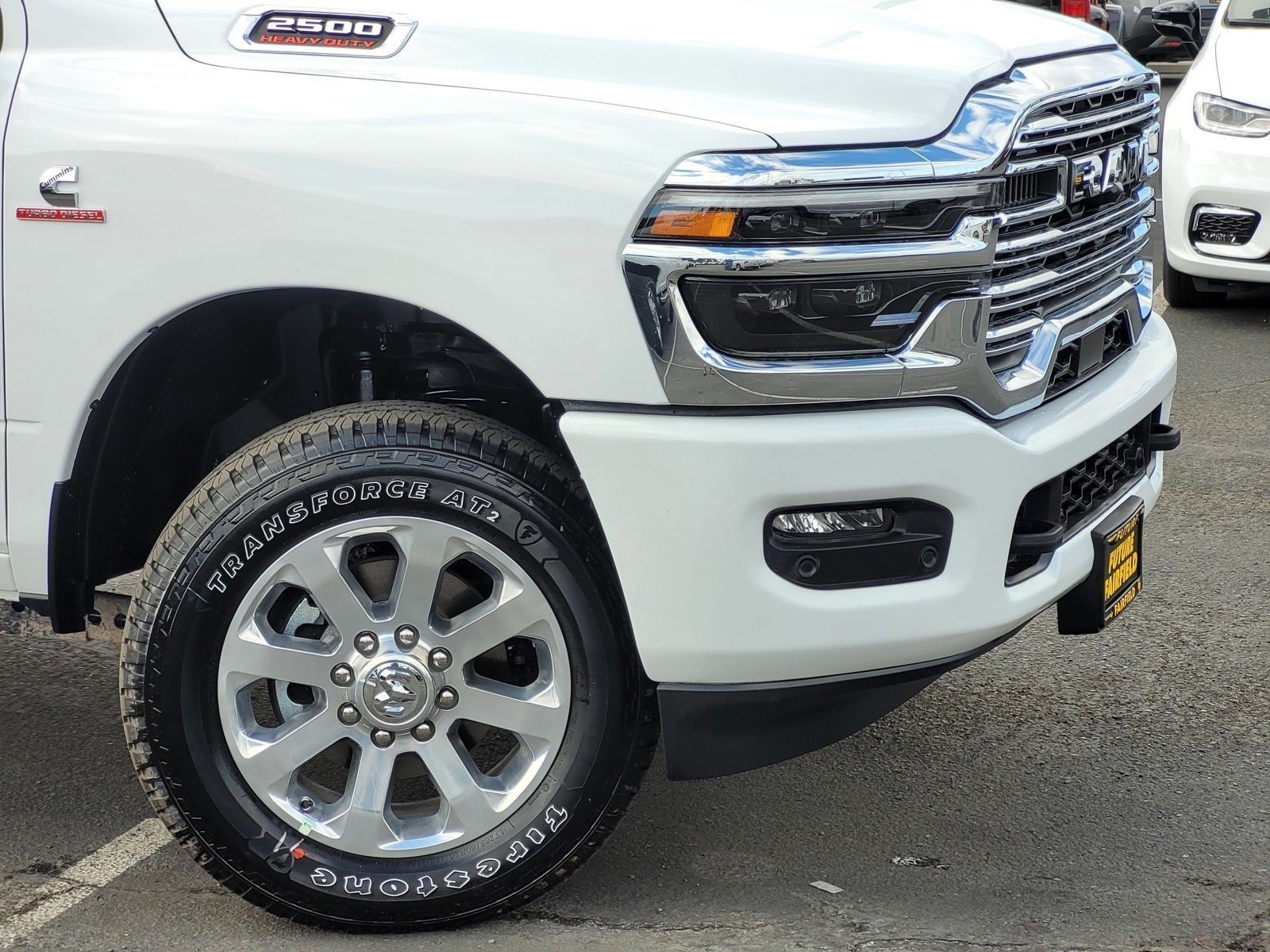 New 2026 Bright White Clear-Coat Exterior Paint RAM Laramie image 35