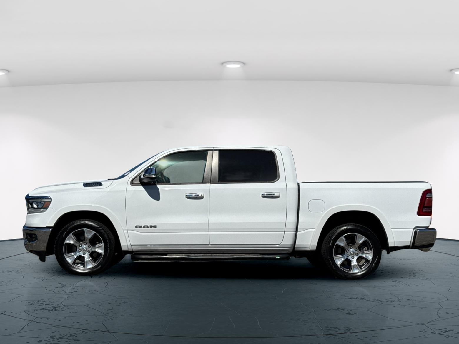 Used 2021 Bright White Clearcoat Ram Laramie 4D Crew Cab image 3