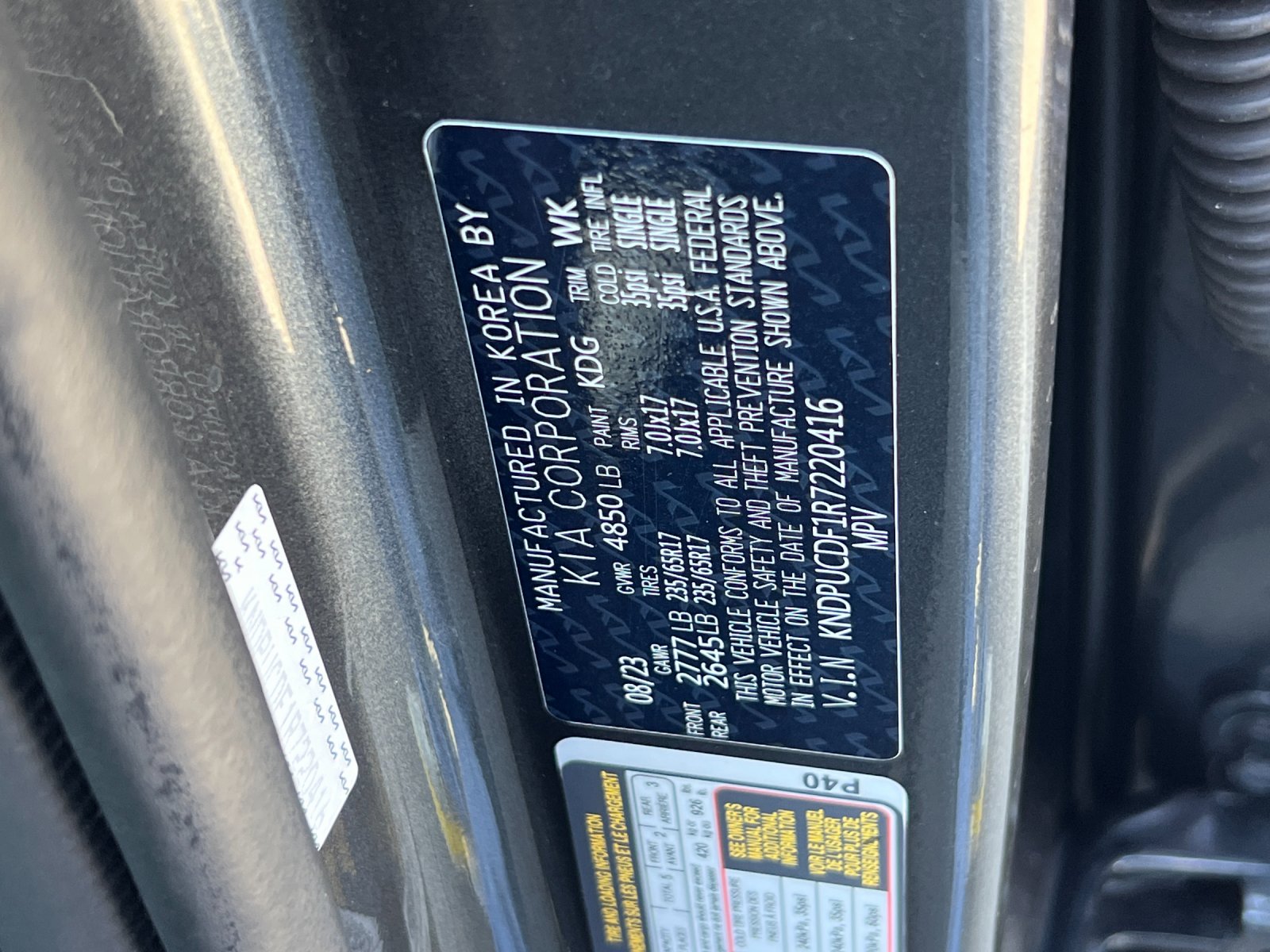 Used 2024 Gray Kia LX image 24