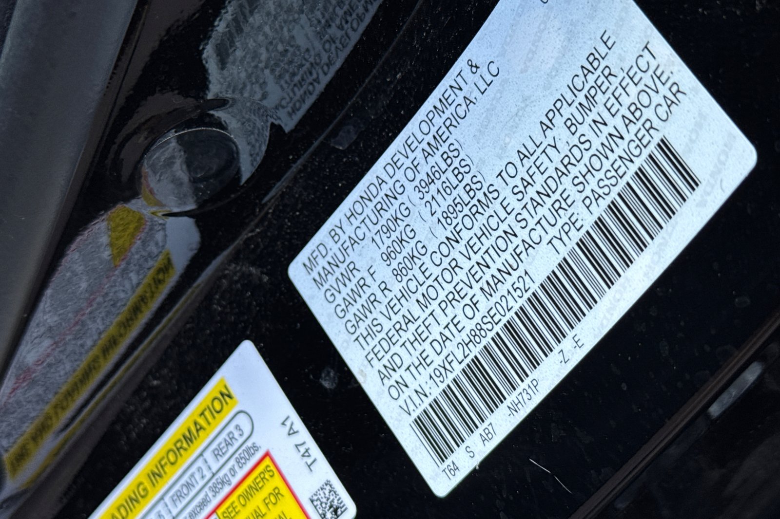 Certified Used 2025 Crystal Black Pearl Honda Sport image 27