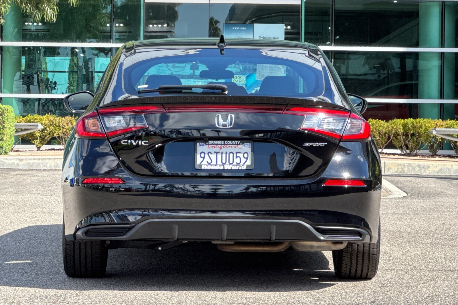 Certified Used 2025 Crystal Black Pearl Honda Sport image 5
