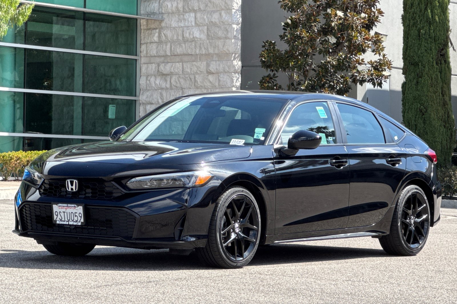 Certified Used 2025 Crystal Black Pearl Honda Sport image 8