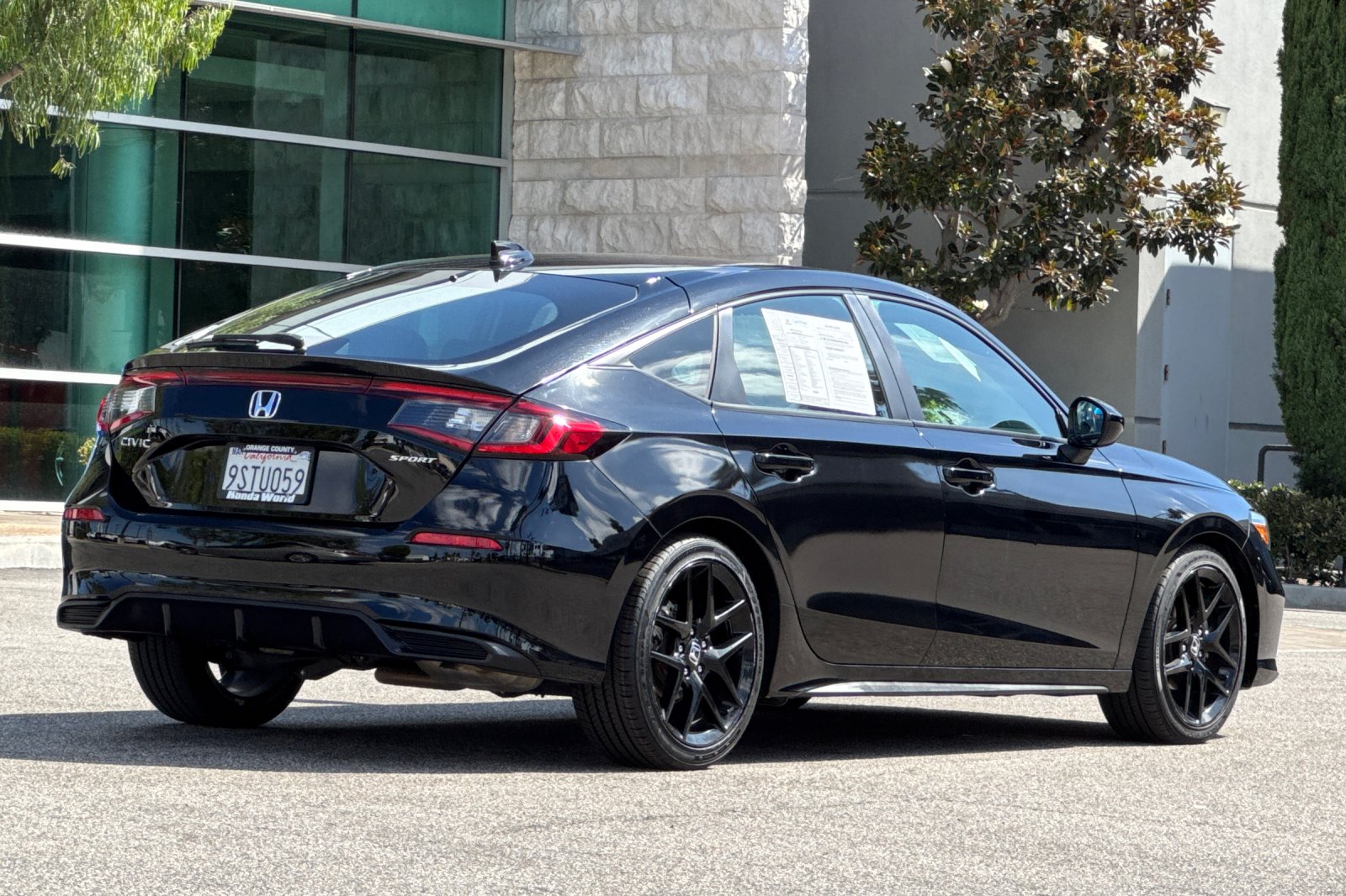 Certified Used 2025 Crystal Black Pearl Honda Sport image 4
