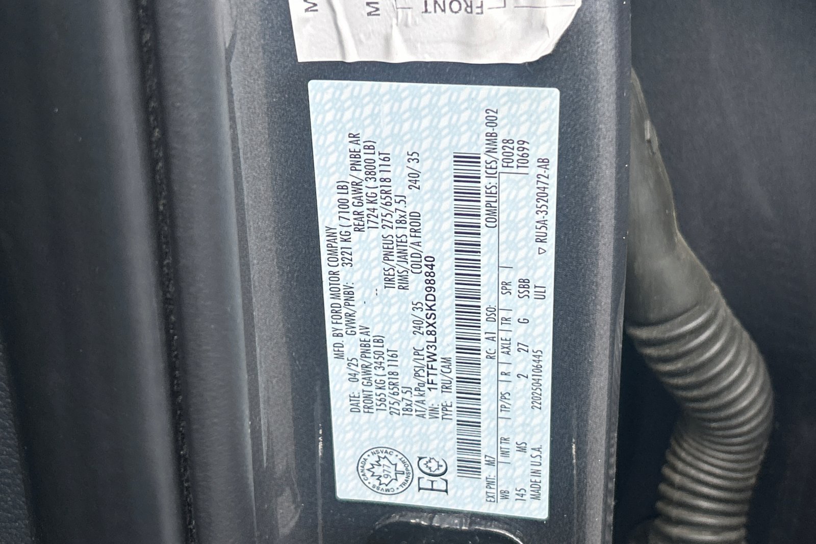 Used 2025 Carbonized Gray Metallic Ford XLT image 26