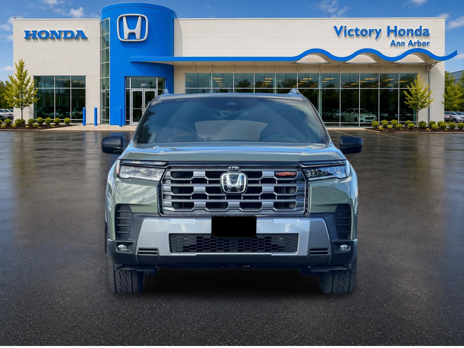 New 2026 Ash Green Metallic Honda AWD TrailSport image 2