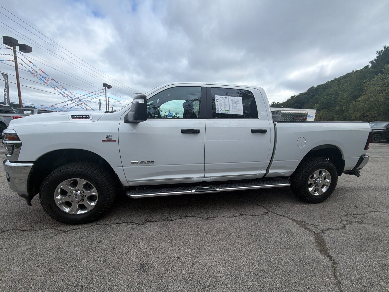 Used 2025 Bright White Clearcoat Ram Big Horn image 2