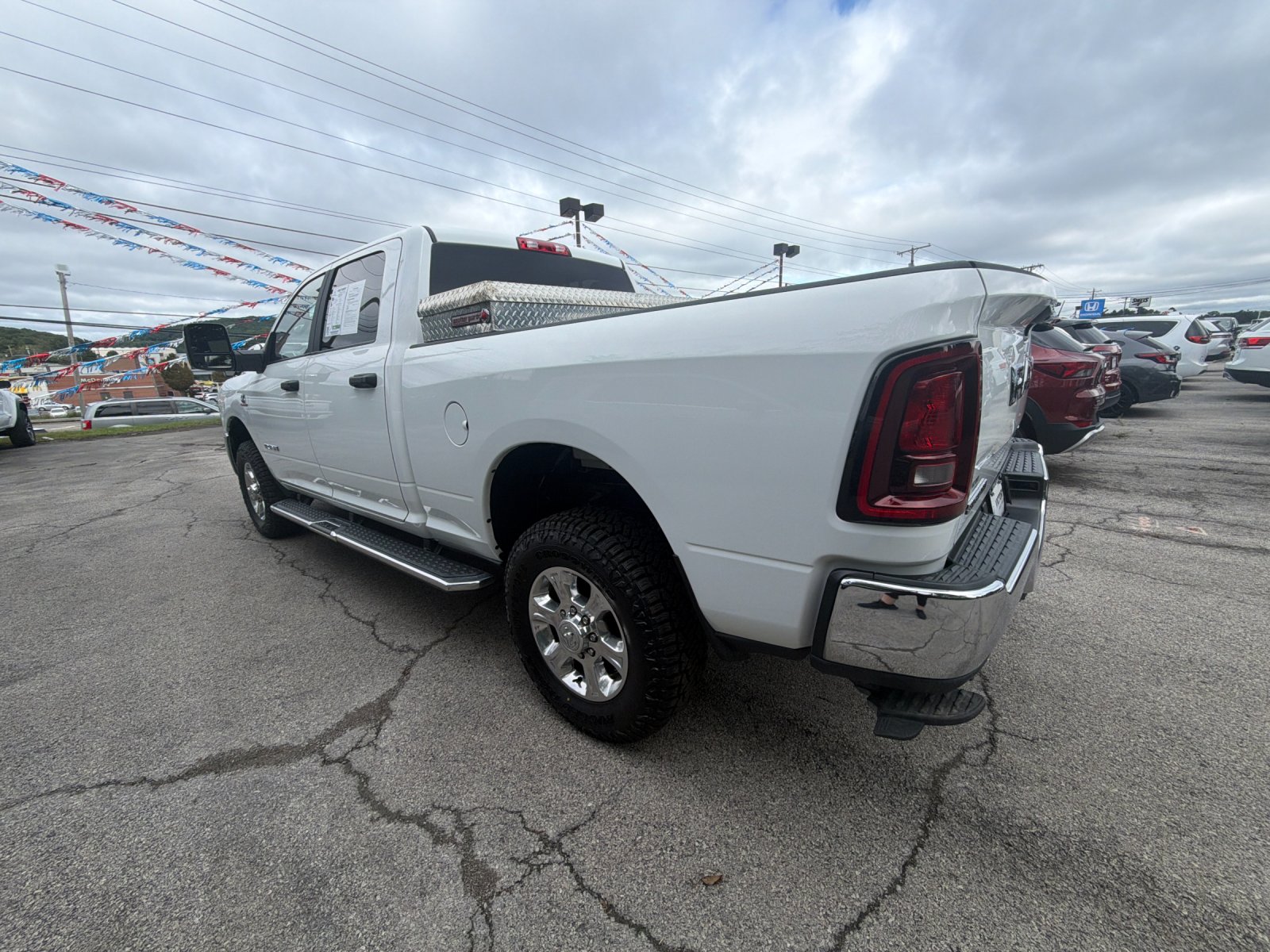 Used 2025 Bright White Clearcoat Ram Big Horn image 3