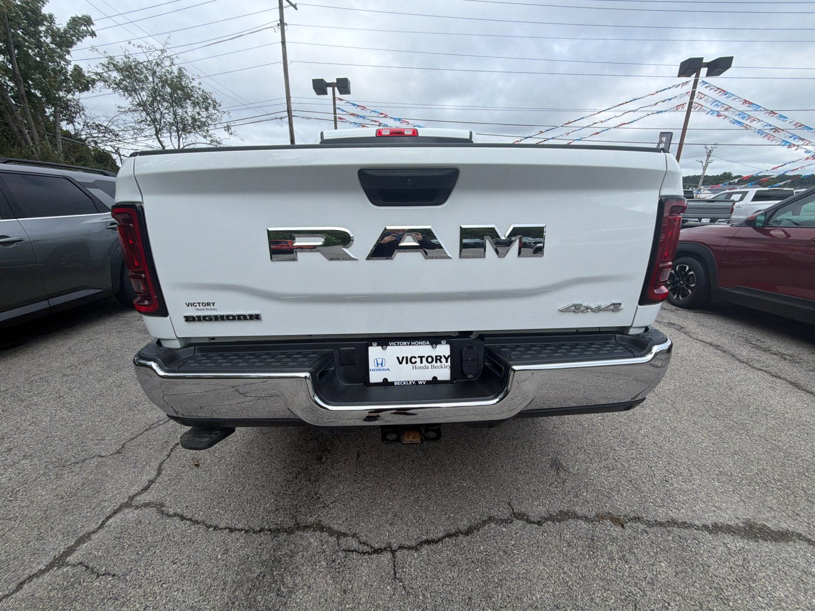 Used 2025 Bright White Clearcoat Ram Big Horn image 4