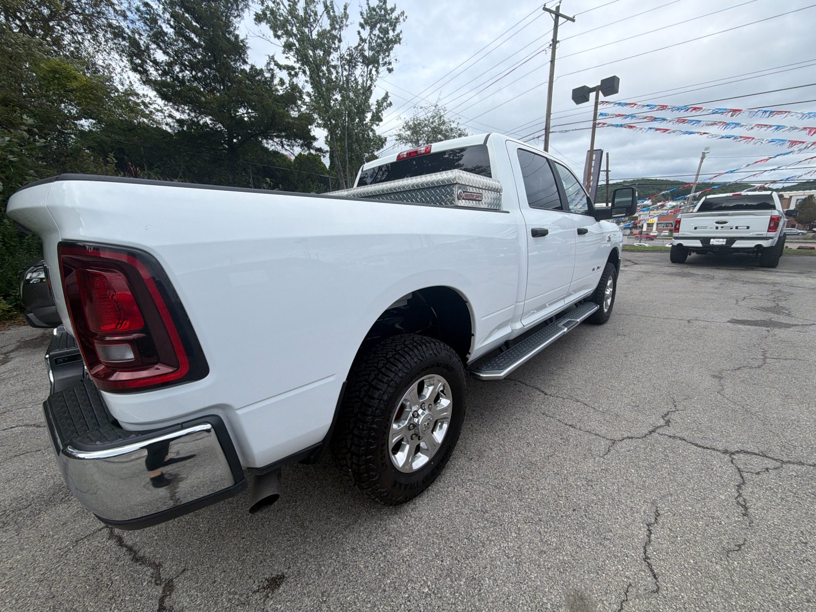 Used 2025 Bright White Clearcoat Ram Big Horn image 5