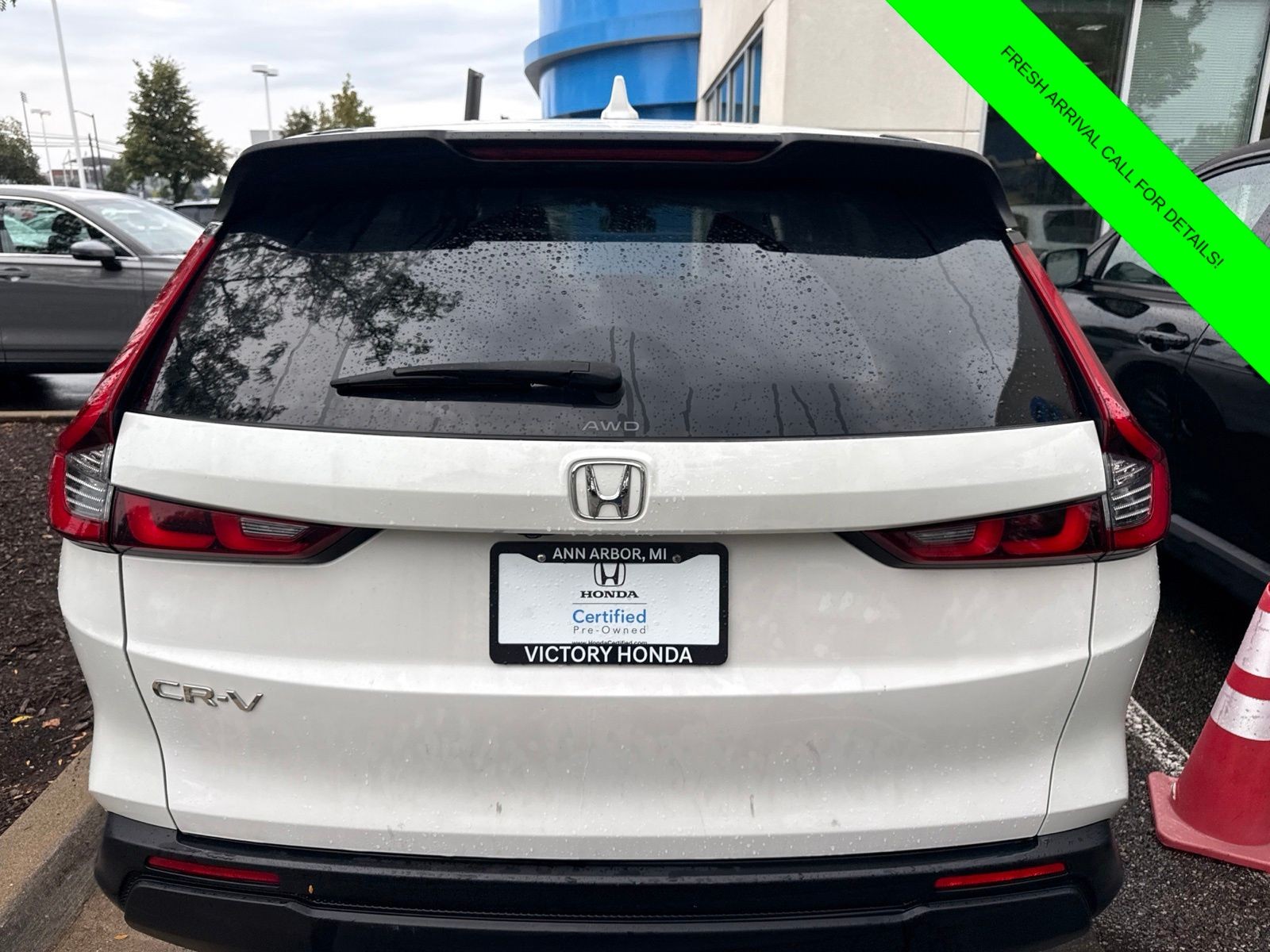 Certified Used 2024 Platinum White Pearl Honda 1.5T AWD EX image 8