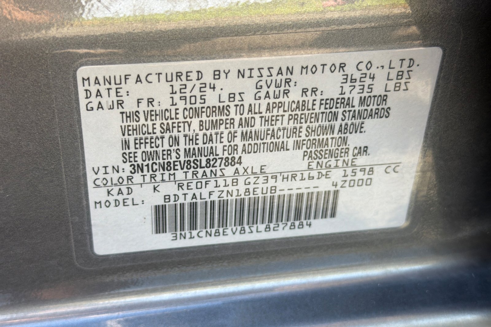 Used 2025 Gray Nissan 1.6 SV image 27